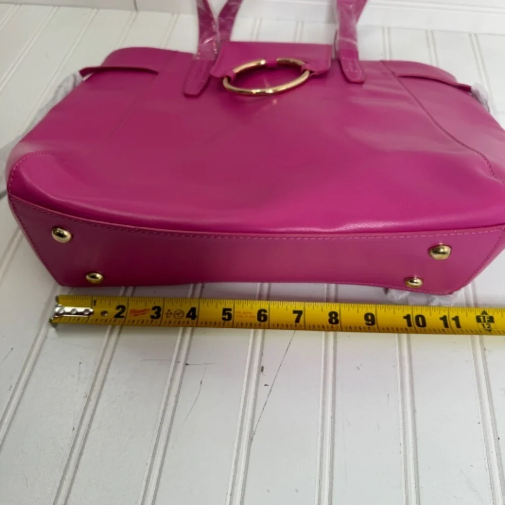 NWT Mellow World Vegan PETA Approved O Ring Tote Bag Quentina Pink